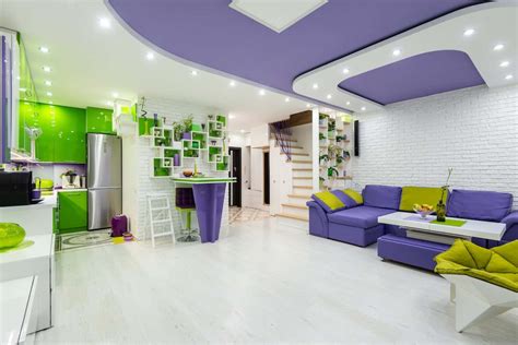 False Ceiling And Wall Color Combination Shelly Lighting