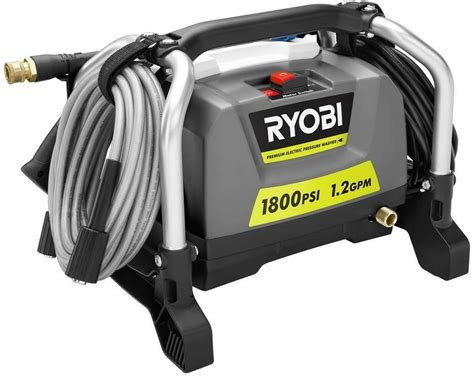 Ryobi Electric Pressure Washer 1,800 PSI 3-Quick-Connect Nozzles ...