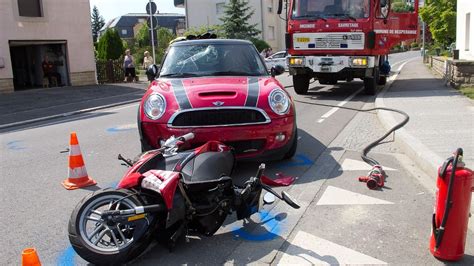 Un motard gravement blessé à Hesperange Virgule