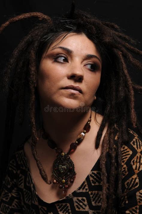 Beautiful Woman With Dreadlocks Picture Image 9658485