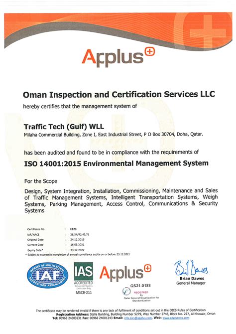 Quality Health Safety And Environment Traffic Tech Gulf W L L