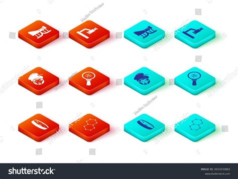 Set Petri Dish Bacteria Chemical Formula Stock Vector Royalty Free