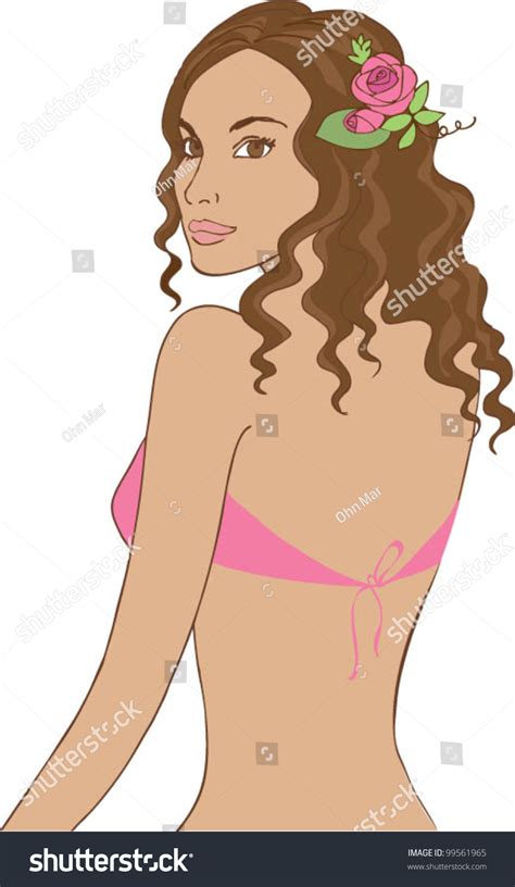 Sexy Woman Bikini Stock Vector Royalty Free 99561965 Shutterstock
