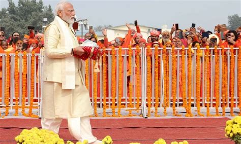 Pm Modi Inaugurates Ram Mandir On Razed Babri Mosque Site