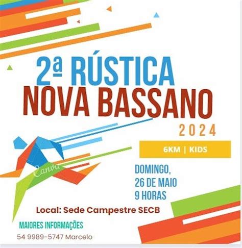 2ª Corrida Rustica Nova Bassano Calendário de Corrida