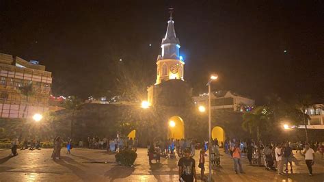 A Walk At The Clock Tower Cartagena Colombia YouTube