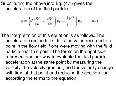 Ppt Fluid Mechanics Chapter 4 Flowing Fluids And Pressure Variation