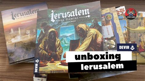 Unboxing Ierusalem Anno Domini Juego De Mesa YouTube