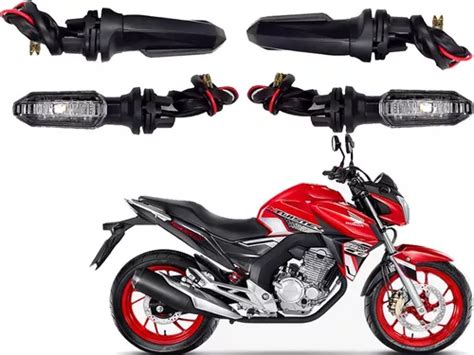 4 Piscas Led Honda Cb250f Twister 2018 Parcelamento Sem Juros