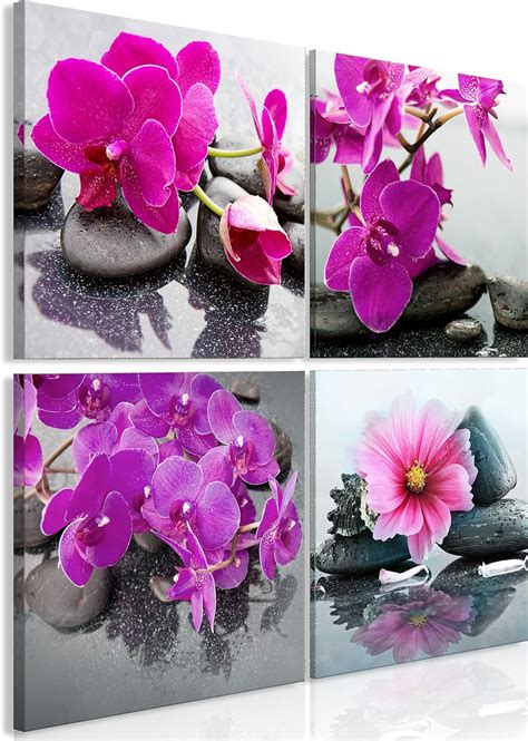 Amazon De Murando Bilder Blumen Orchidee X Cm Teilig Je X