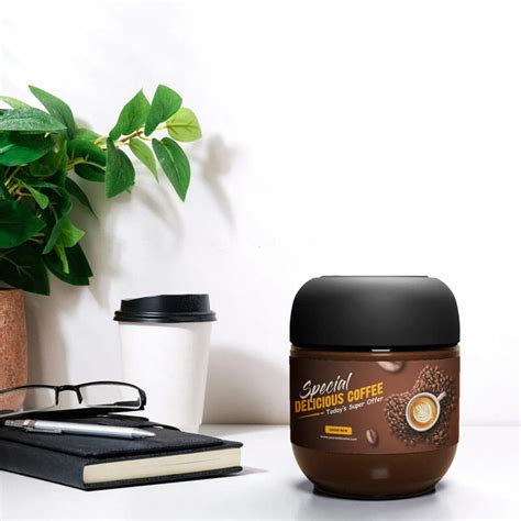 Free Glass Coffee Jar Mockup PSD Template » CSS Author