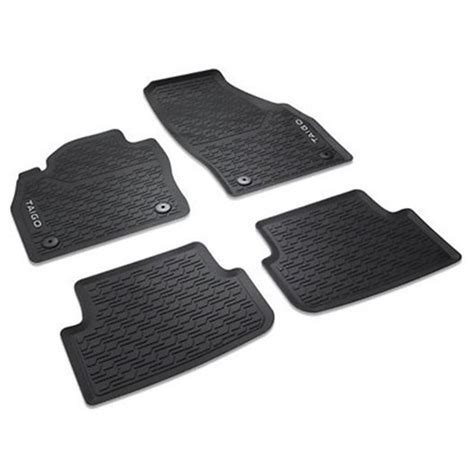 Tapis De Sol Caoutchouc Avant Et Arri Re Taigo Accessoires Volkswagen