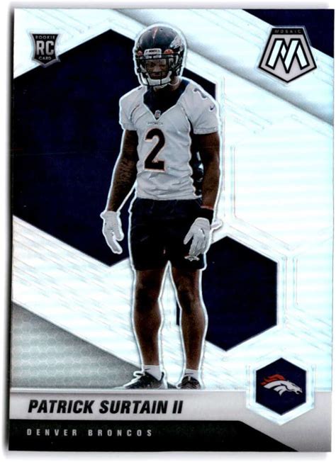 Amazon Panini Mosaic Silver Patrick Surtain Ii Rc Rookie