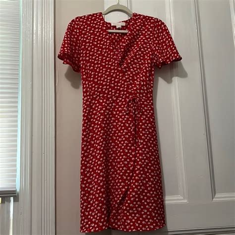 Monteau Dresses Small Red And White Polka Dot Poshmark