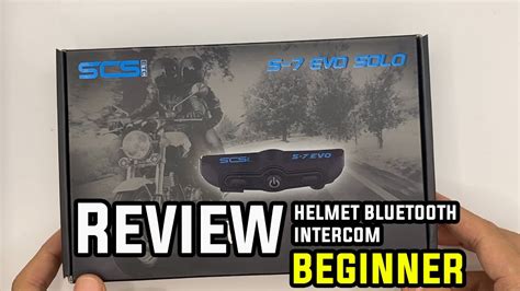 Scs S Evo Helmet Bluetooth Communication Intercom Murah Dan Berbaloi