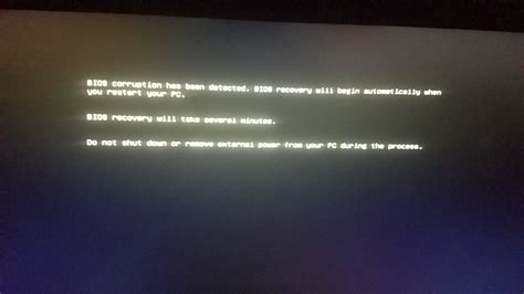 Laptop Died During Automatic Bios Update Fails To Boot Into Bios Recovery Techsupport