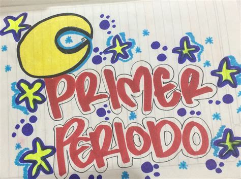 Primer Periodo Decoraci N De Unas Portadas De Cuadernos Marcas De