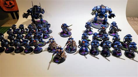 My Ultramarines Army So Far All Painted Since January 😊 Rultramarines