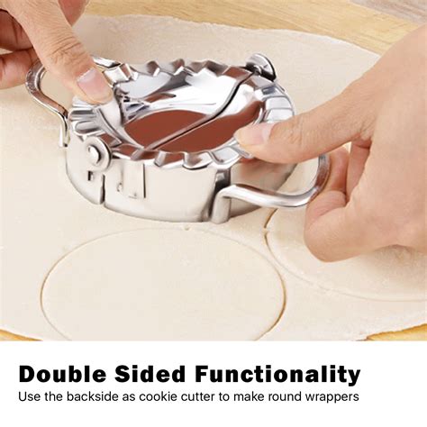 Dumpling Press In Stainless Ravioli Pierogi Pot Sticker Mold Maker