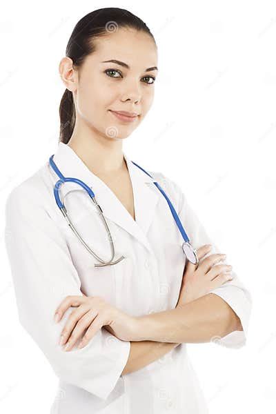 Pretty Nurse Stock Image Image Of Help Medicine Isolate 19285947