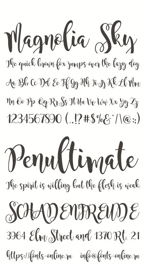 Magnolia Sky Font