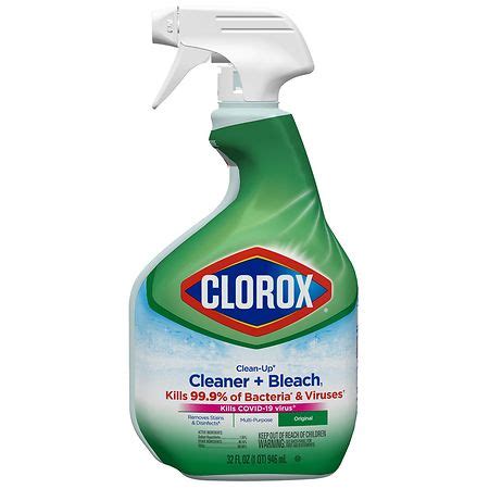 Clorox Clean-Up Cleaner + Bleach Disinfectant Spray Original | Walgreens