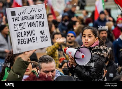 London Uk 11th Feb 2023 A Protest Under The Slogan “women Life