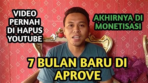 Bulan Menunggu Akhirnya Monetisasi Tips Youtuber Pemula Youtube