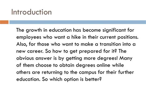 Ppt Online Vs Traditional Education Powerpoint Presentation Id