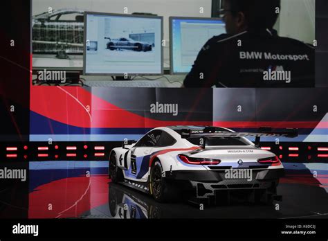 Frankfurt Germany 12th September 2017 The New Bmw M8 Gte Race Car Is