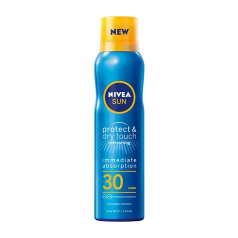 Nivea Sun Protect And Dry Touch Spf 30 Mist Sunscreen Spray Ocado