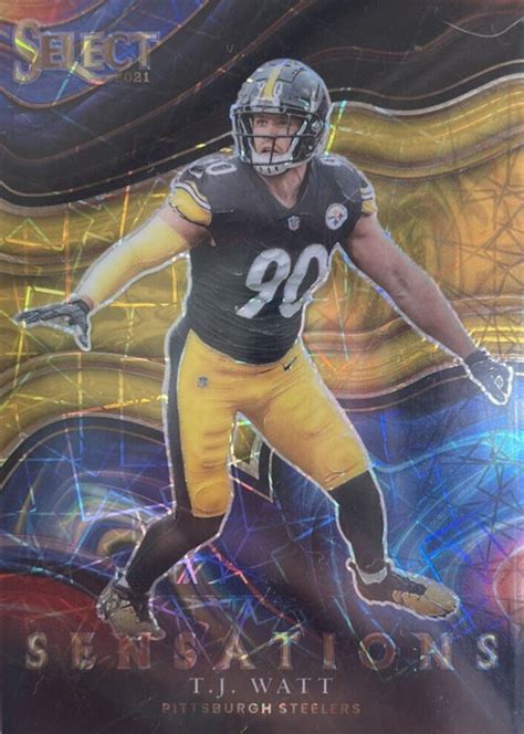 TJ Watt 2021 Select Sensations - Gold #SEN-18 Price Guide - Sports Card ...