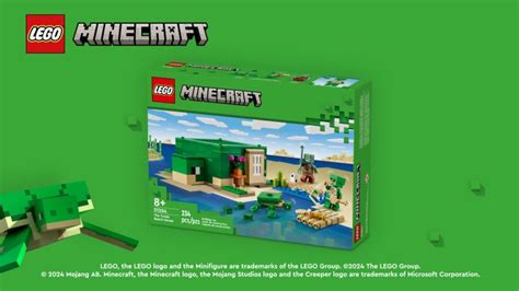 Lego Minecraft 21254 The Turtle Beach House Building Set Toys 234 Pieces Lazada Ph