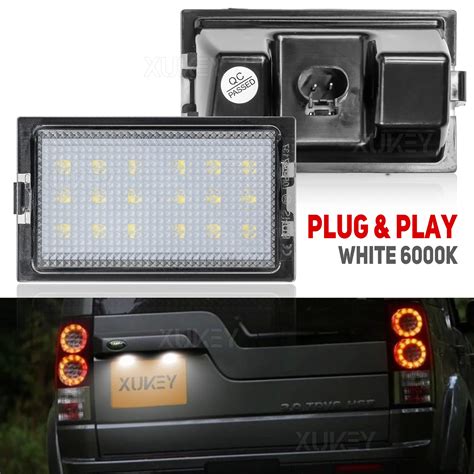 Pc Number Plate Lights Led Rear License Plate Lamp For Land Rover