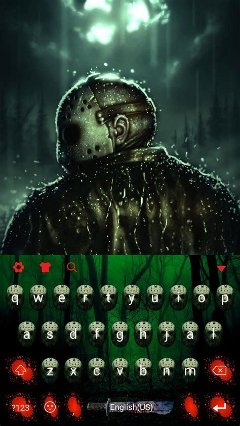 Скачать Jason Voorhees Wallpaper ViVi Emoji Keyboard Theme APK для Android