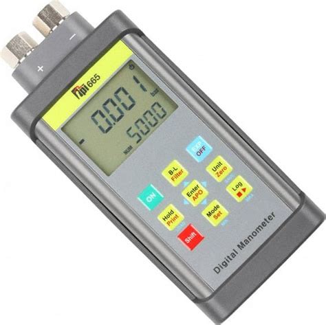 Tpi 665 Digital Manometer With Data Logging For Gas Applications Only