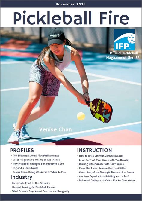 Pickleball Fire Magazine Nov Pickleball Fire