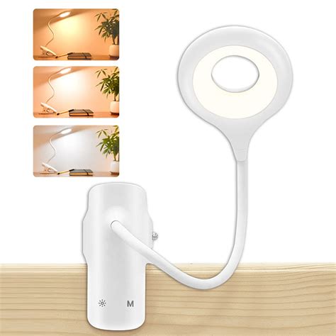 CUHIOY LED Reading Light, Eye Protect Clip On Lamp for Bed Headboard ...