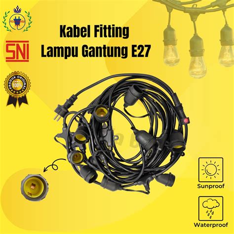 Jual Kabel Fitting Lampu Gantung E Meter Shopee Indonesia