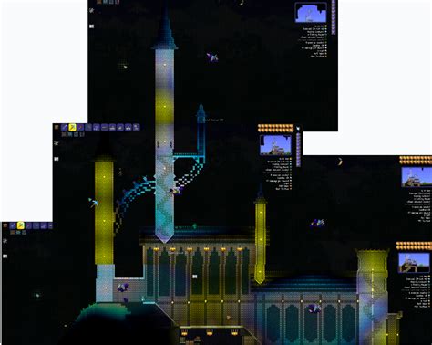 Castle Build! Please give advice if you can see the picture. : r/Terraria