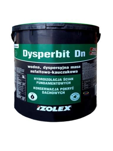 IZOLEX Dysperbit Dn 10kg fundament dach papa ławy IZOLEX Dysperbit DN