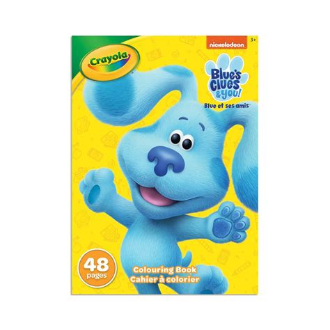 Crayola Colouring Book Pages Blue S Clues You In