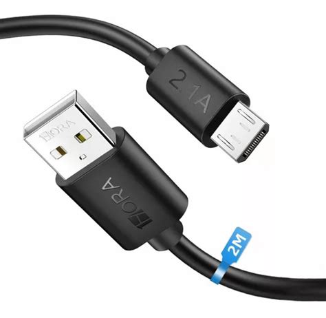 Cable Usb 1hora Con Entrada Usb Salida V8 Mercadolibre