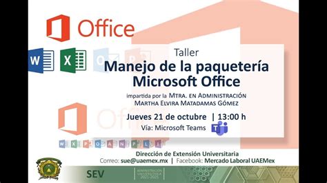 Manejo de la paquetería Microsoft Office YouTube