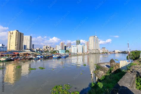 Manila Pasig River View From Fort Santiago View Deck Intramuros