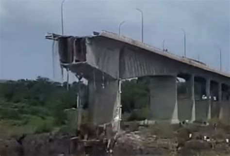 Ponte Do Estreito Desaba Neste Domingo Na Divisa Do Tocantins O