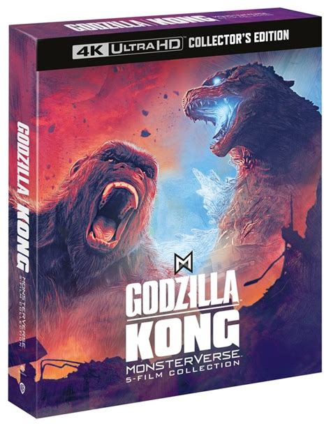 Godzilla X Kong Monsterverse Film Collection K Ultra Hd Blu Ray