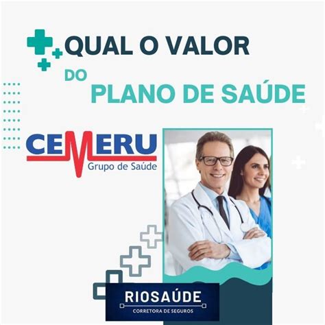 Qual O Valor Do Plano De Saúde Cemeru