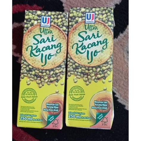 Sari Kacang Hijau Cap Ultra Jaya 250ml Shopee Malaysia