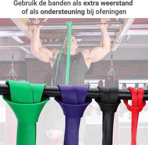 KRAKEN Power Bands Weerstandsbanden 5 Set Fitness Resistance Bands